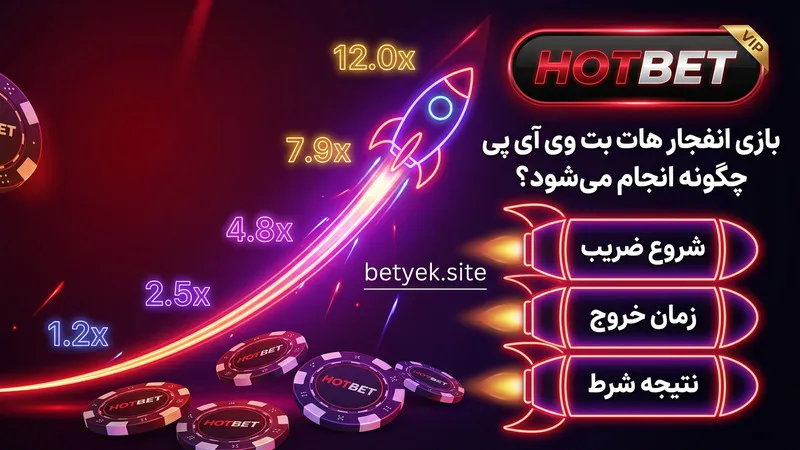 بازی انفجار هات بت وی آی پی چگونه انجام می شود؟